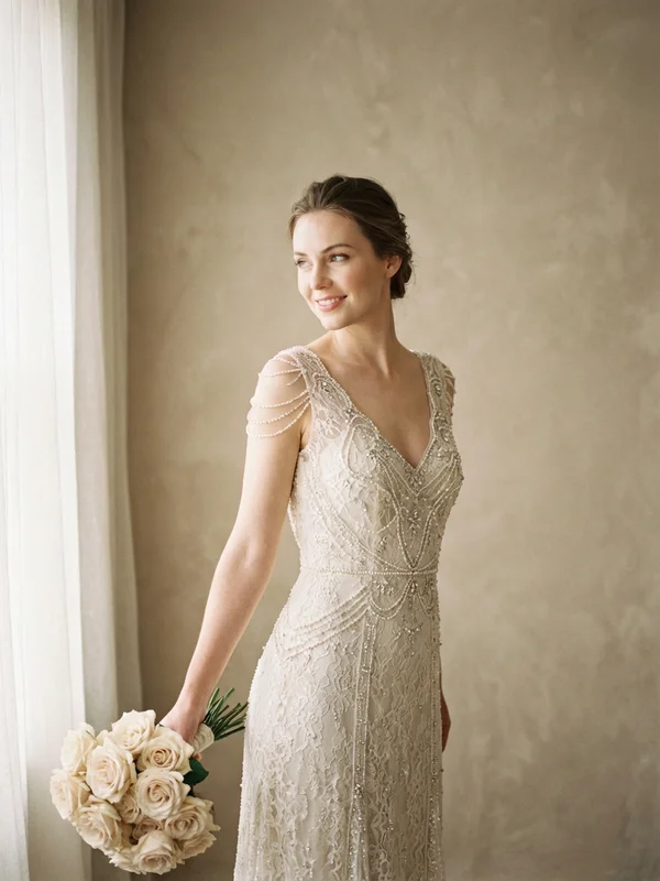 Beaded Wedding Dresses - 1