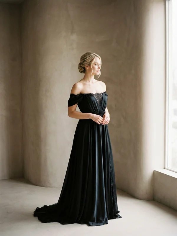 Black Wedding Dresses - 1