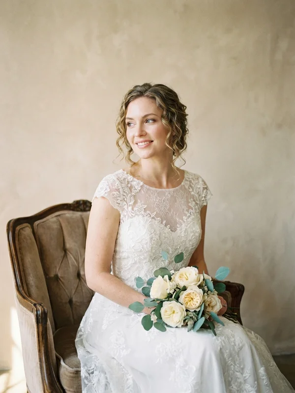 Cap Sleeve Wedding Dresses - 1