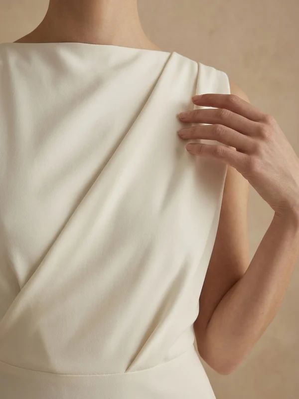 Crepe Wedding Dresses - 1